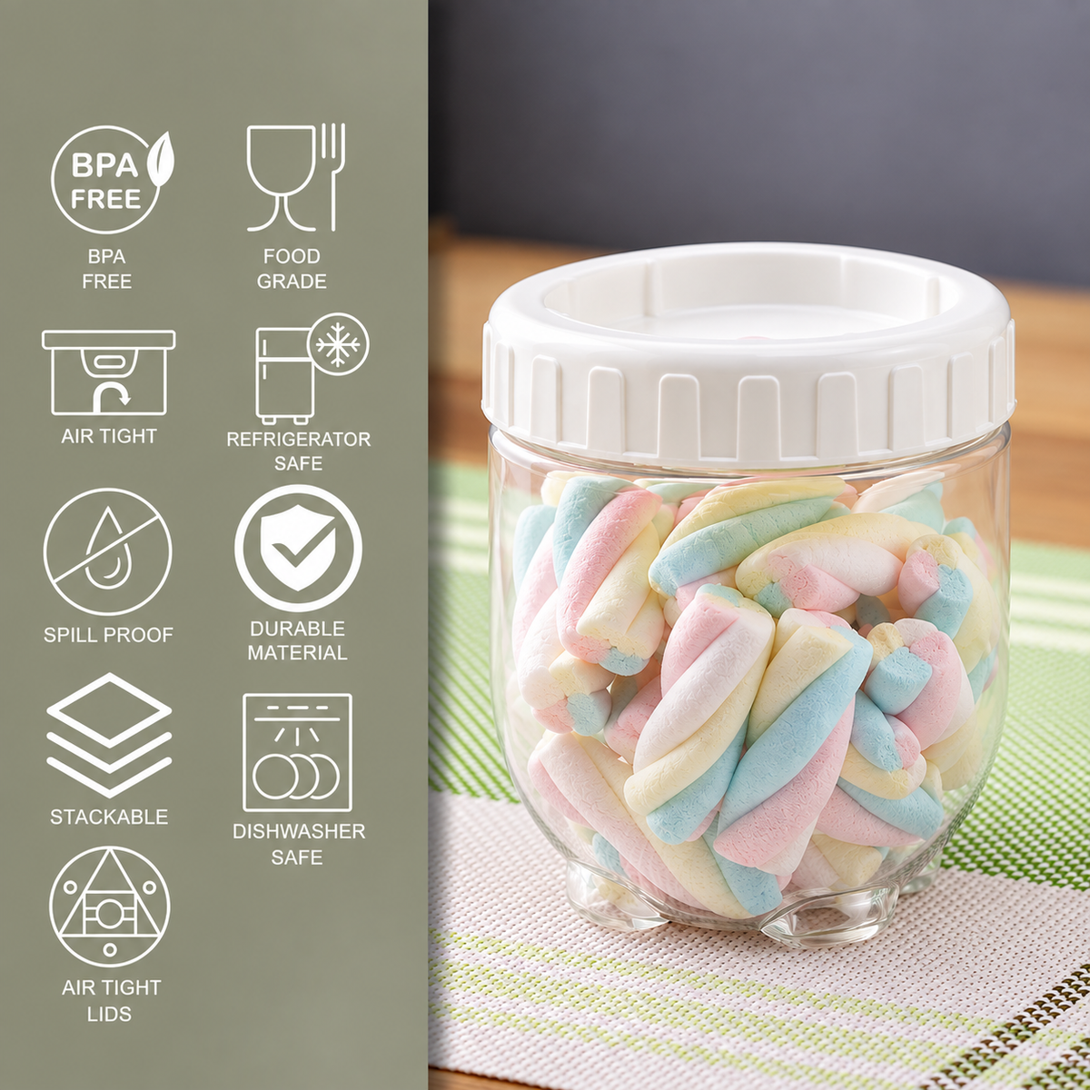 Interlock Food Storage Container 280ml