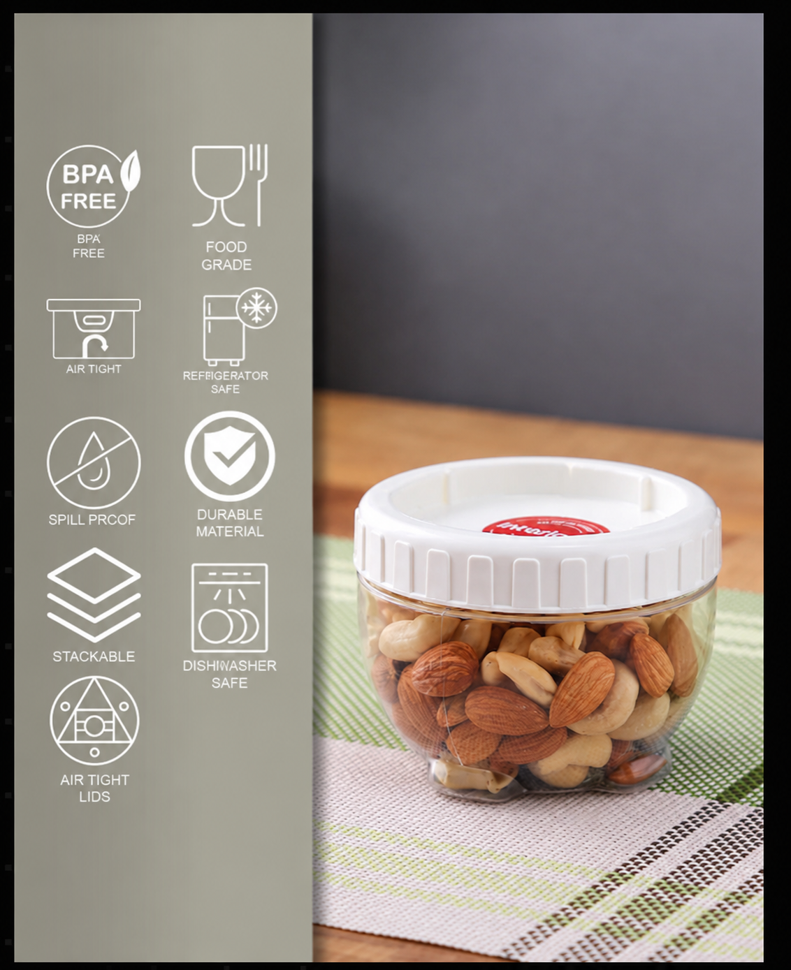 Interlock Food Storage Container 300ml