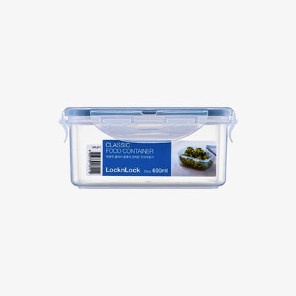 Rectangular Short Food Container 600ml