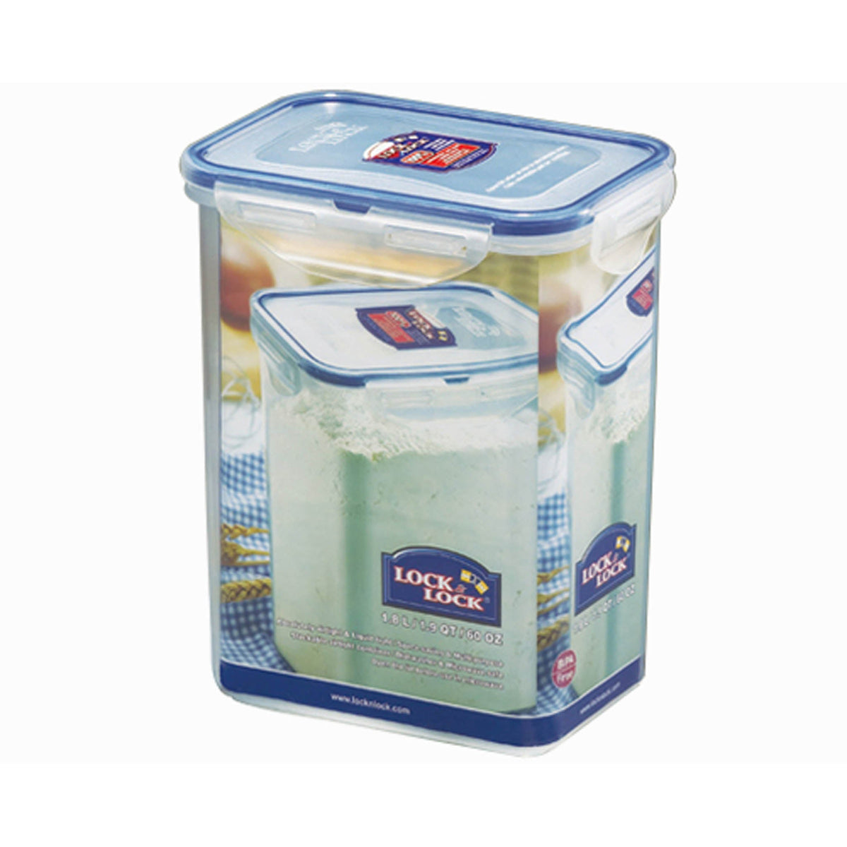 Rectangular Airtight Food Container 1.8L